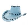 Chapeau cow boy bleu adulte