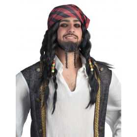Perruque déguisement Pirate HOMME