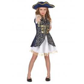 Déguisement fille Capitaine bateau pirates