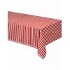 Nappe à rayures rouges et blanches