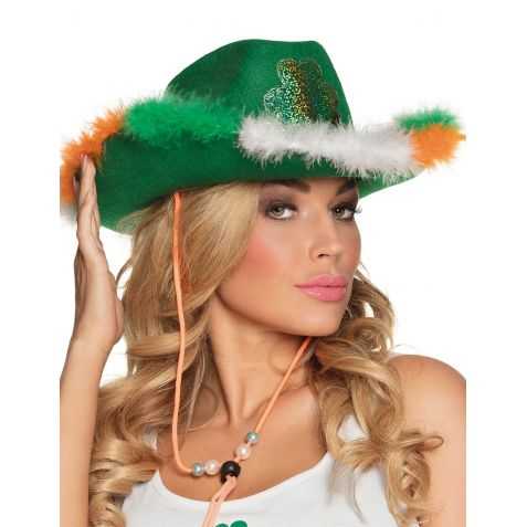 Chapeau cowboy Saint-Patrick