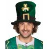 Chapeau Haut de forme Saint-Patrick avec trèfle doré