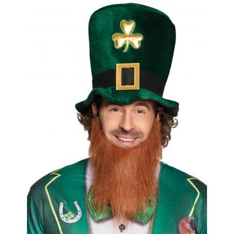 St Patricks Paddys Day Irish Leprachaun chapeau et barbe accessoires de déguisement 