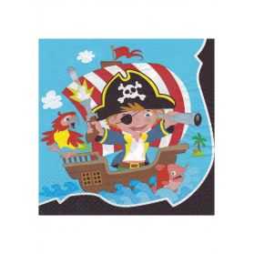 Serviettes en papier thème Pirate