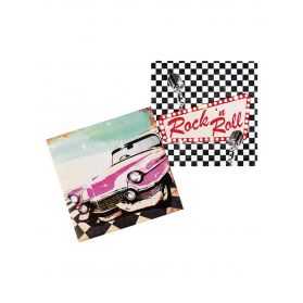 Serviettes en papier Rock n roll