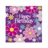 Serviettes en papier Happy Birthday fille