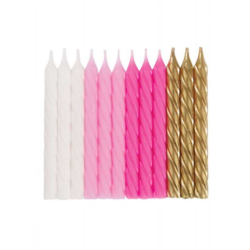 Bougies D'Anniversaire 30 Ans Femme Bougie Chiffre Rose Bougies