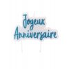 Bougie "Joyeux Anniversaire"