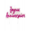 Bougie "Joyeux Anniversaire"