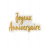 Bougie "Joyeux Anniversaire"