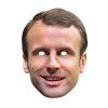 Masque Emmanuel Macron en carton