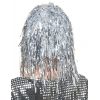 Perruque cheveux métallisés soirée disco