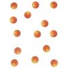 Confettis de table en forme de ballon de basket