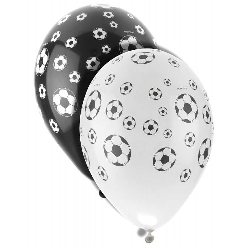 Ballons baudruche pour anniversaire foot - déco gouter anniversaire foot