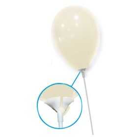 12 Tiges à ballons en plastique