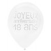 Ballons Joyeux Anniversaire 18 ans