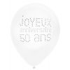 Ballons Joyeux Anniversaire 50 ans