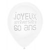 Ballons Joyeux Anniversaire 60 ans