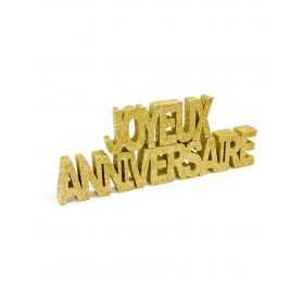 Centre de table Joyeux anniversaire