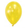 Ballons gonflables métallisés jaunes