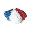 1 Pom-pom en raphia nylon nylon Bleu Blanc Rouge