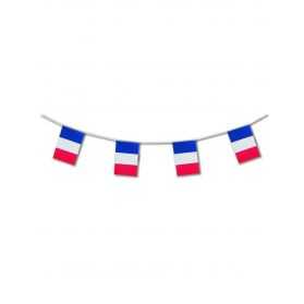 Guirlande à fanions drapeaux français