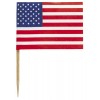 30 Pics drapeaux USA 6 cm
