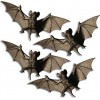 4 Chauves-souris Halloween 11 cm