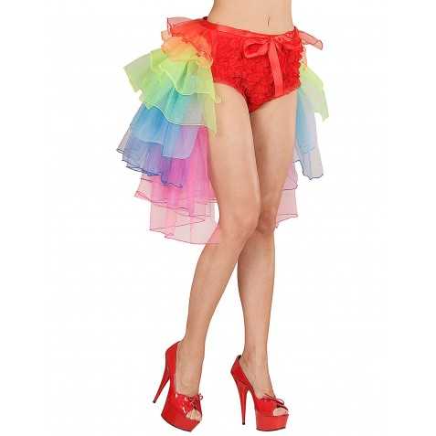 Tutu burlesque multicolore femme