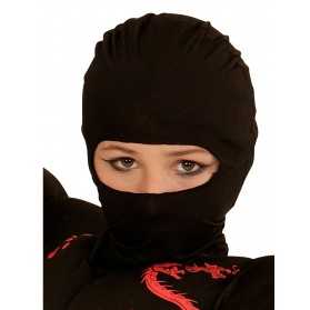 Cagoule ninja noire enfant