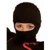 Cagoule ninja noire enfant