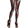 Collants noirs sexy femme Dia de los muertos