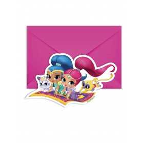 Kit de décoration Shimmer and Shine™ 8 cm - Vegaooparty