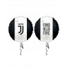 Ballon en aluminium Juventus noir et blanc 43 cm