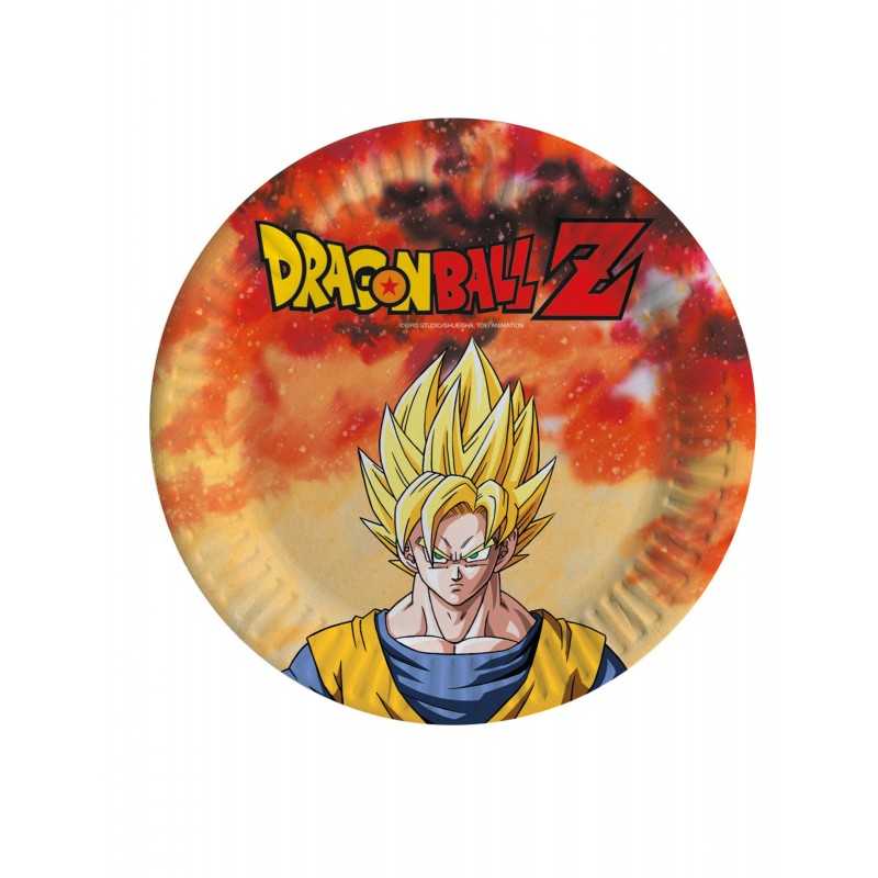 Petites Assiettes Anniversaire Dragon Ball Z