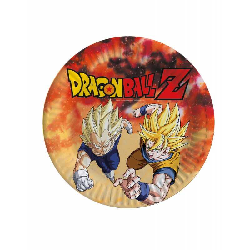 Assiettes Gouter Anniversaire Dragon Ball Z