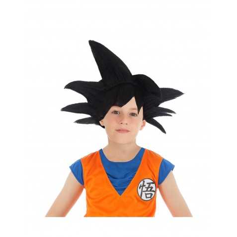 Perruque noire Goku Saiyan Dragon ball Z enfant