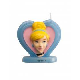 Bougie d'anniversaire 3D Cendrillon 5,5 cm