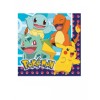 16 Serviettes en papier Pokémon 33 x 33 cm