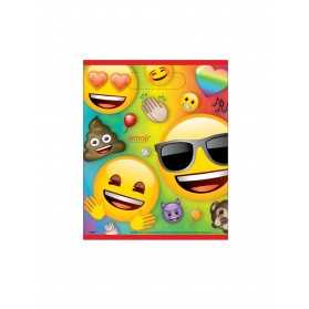 8 Sacs cadeaux en plastique Emoji Rainbow