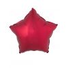 Ballon aluminium en forme d'étoile rouge