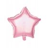 Ballon aluminium en forme d'étoile rose pastel