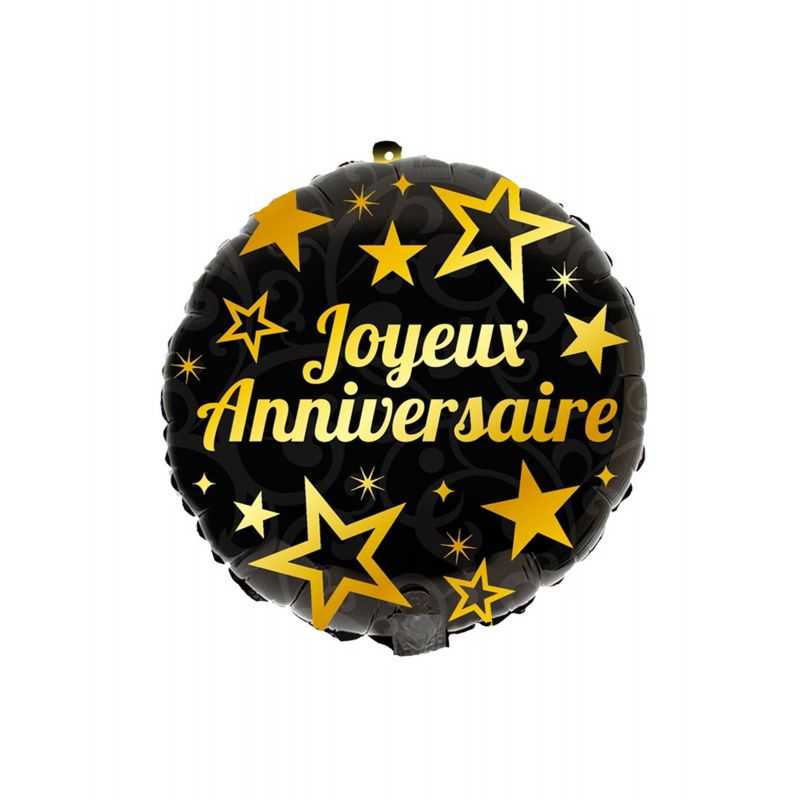 Ballon de baudruche,Ballons à hélium en Latex pour enfants, 20 pièces,  noirs, dorés, argent, joyeux anniversaire - Type Gold - Cdiscount Maison