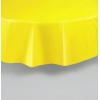 Nappe ronde jaune en plastique