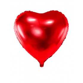 Ballon en forme de coeur rouge