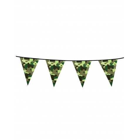 décor camp militaire camouflage militaire armée guirlande