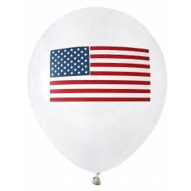 ballons avec motif drapeau américain des Etats unis d'Amérique