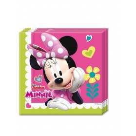 20 Serviettes 33x33cm Minnie Happy