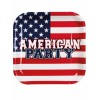 6 Assiettes en carton American party 25 cm