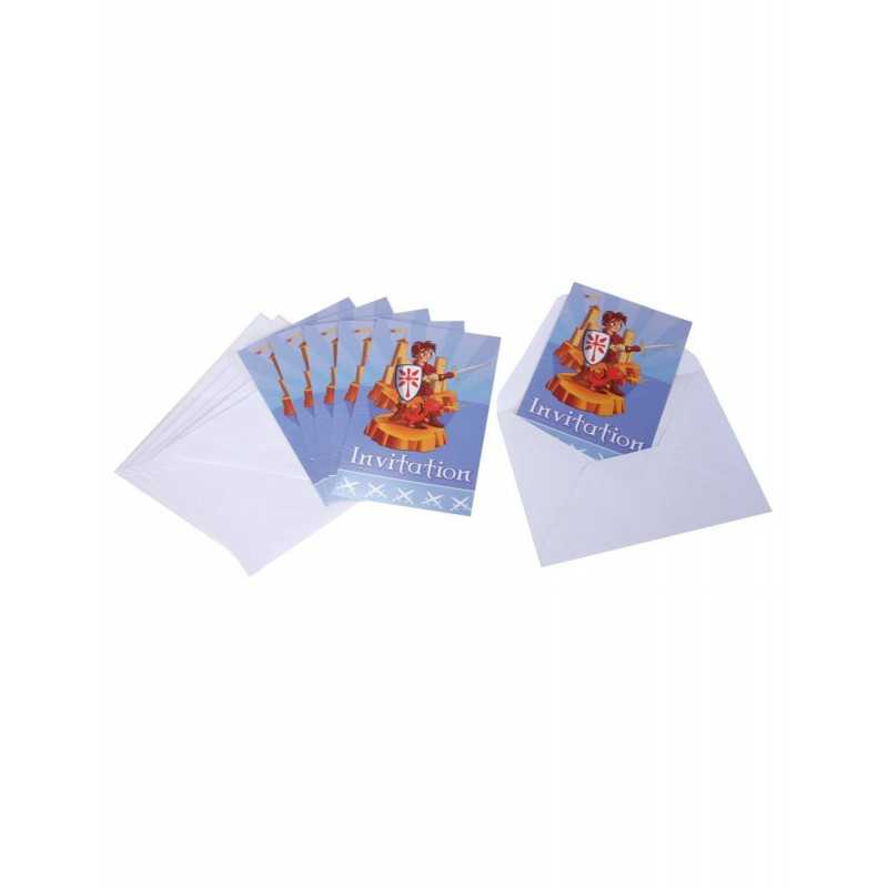 Cartes D Invitations Anniversaire Chevalier Monsieur Paillettes
